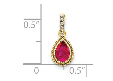 14k Yellow Gold Pendants Style PM7094 - Classique Jewelry Inc.
