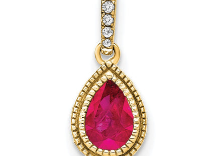 14k Yellow Gold Pendants Style PM7094 - Classique Jewelry Inc.