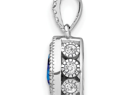 14k White Gold Pendants Style PM7094 - Classique Jewelry Inc.