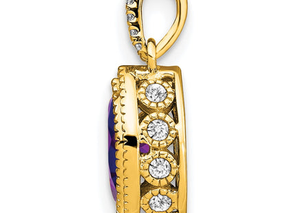14k Yellow Gold Pendants Style PM7095 - Classique Jewelry Inc.