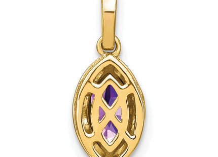 14k Yellow Gold Pendants Style PM7095 - Classique Jewelry Inc.