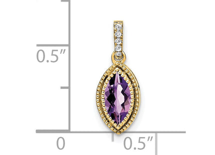 14k Yellow Gold Pendants Style PM7095 - Classique Jewelry Inc.