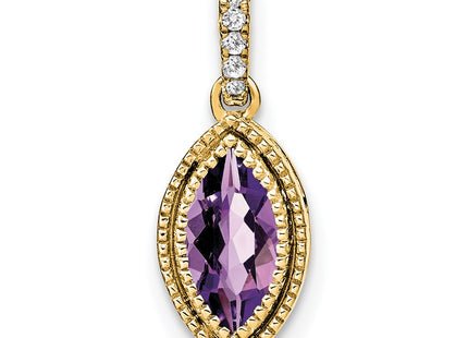 14k Yellow Gold Pendants Style PM7095 - Classique Jewelry Inc.
