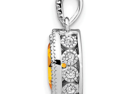 14k White Gold Pendants Style PM7095 - Classique Jewelry Inc.