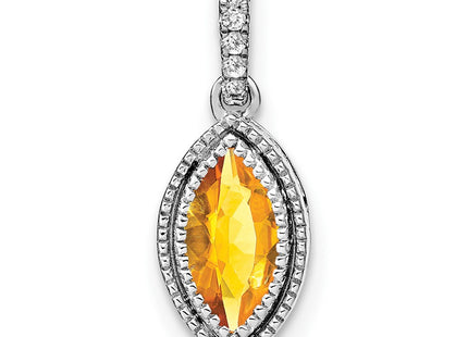 14k White Gold Pendants Style PM7095 - Classique Jewelry Inc.
