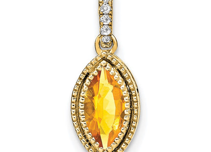 14k Yellow Gold Pendants Style PM7095 - Classique Jewelry Inc.