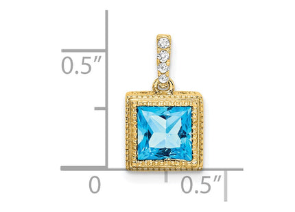 14k Yellow Gold Pendants Style PM7096 - Classique Jewelry Inc.