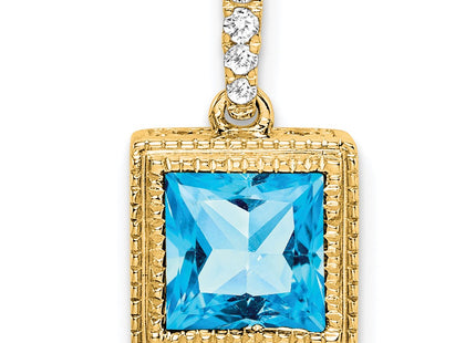 14k Yellow Gold Pendants Style PM7096 - Classique Jewelry Inc.