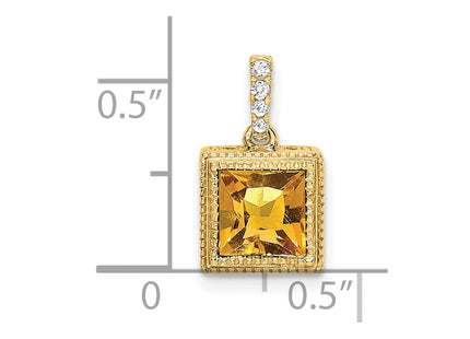 14k Yellow Gold Pendants Style PM7096 - Classique Jewelry Inc.