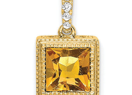 14k Yellow Gold Pendants Style PM7096 - Classique Jewelry Inc.