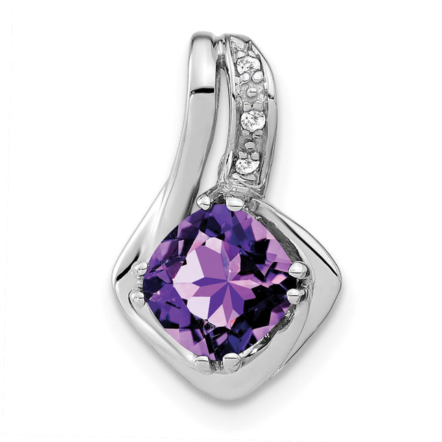 14k White Gold Pendants Style PM7117 - Classique Jewelry Inc.