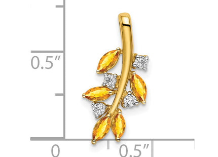 14k Yellow Gold Pendants Style PM7127 - Classique Jewelry Inc.