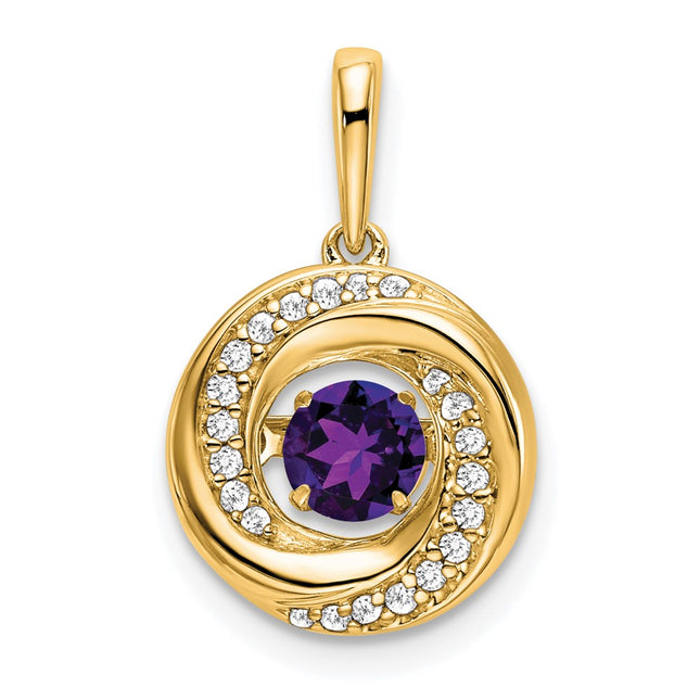 14k Yellow Gold Pendants Style PM7143 - Classique Jewelry Inc.