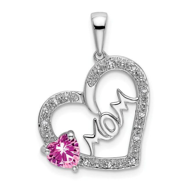 14k White Gold Pendants Style PM7172 - Classique Jewelry Inc.