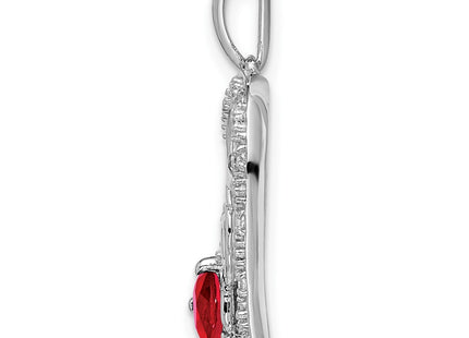 14k White Gold Pendants Style PM7172 - Classique Jewelry Inc.