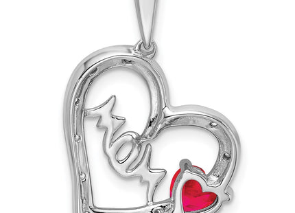 14k White Gold Pendants Style PM7172 - Classique Jewelry Inc.