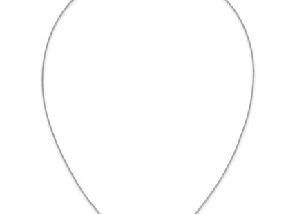 14K white gold diamond bar necklace, further view