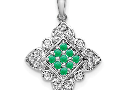 14k White Gold Pendants Style PM7181 - Classique Jewelry Inc.
