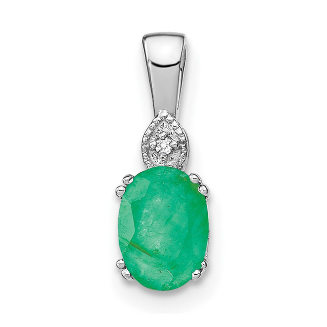 14k White Gold Pendants Style PM7185 - Classique Jewelry Inc.