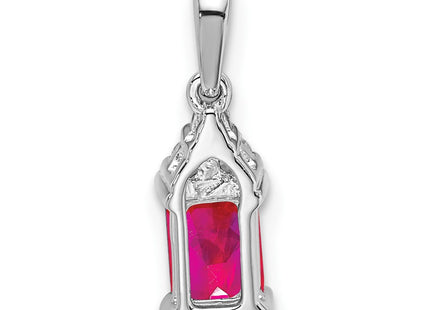 14k White Gold Pendants Style PM7186 - Classique Jewelry Inc.