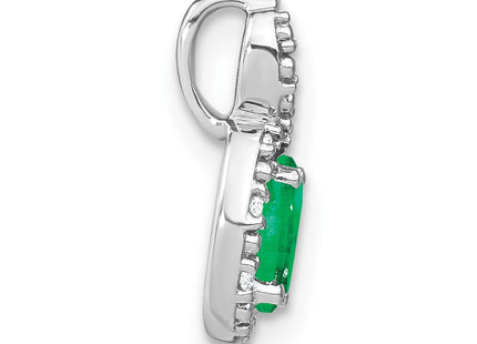 14k White Gold Pendants Style PM7188 - Classique Jewelry Inc.