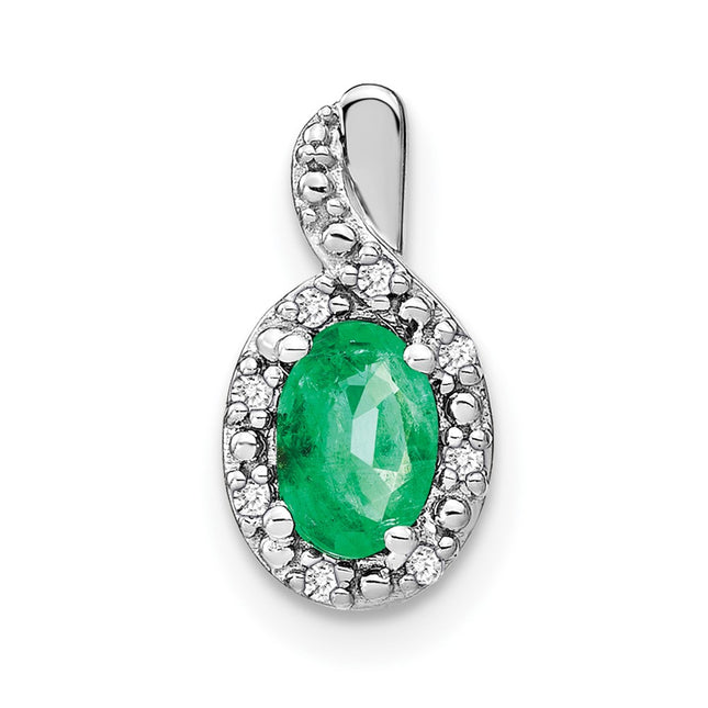 14k White Gold Pendants Style PM7188 - Classique Jewelry Inc.