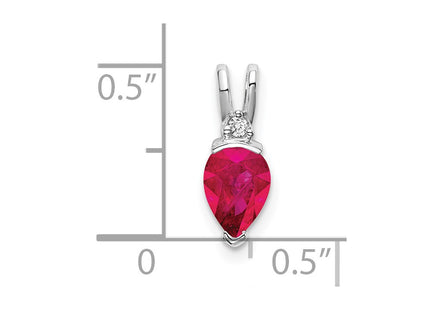 14k White Gold Pendants Style PM7189 - Classique Jewelry Inc.