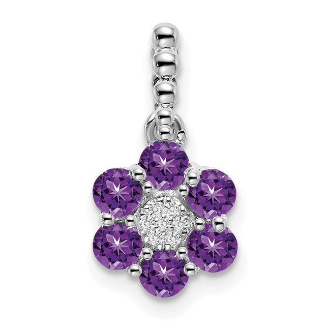 14k White Gold Pendants Style PM7191 - Classique Jewelry Inc.