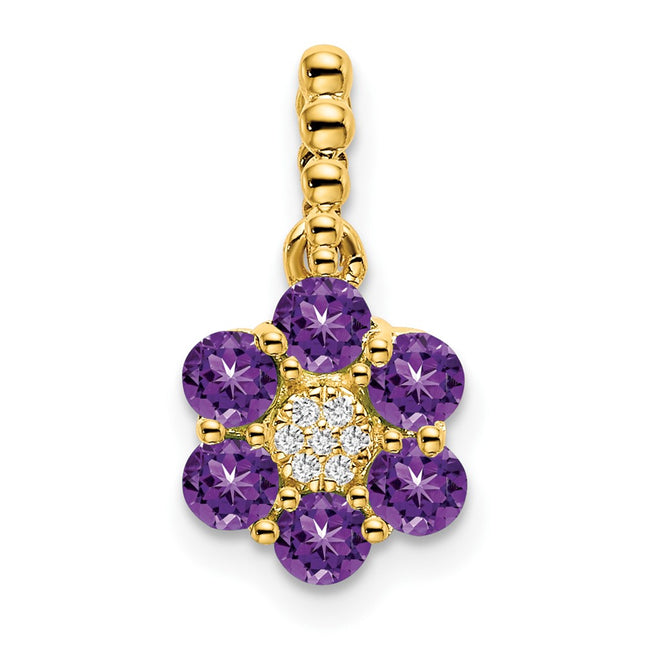 14k Yellow Gold Pendants Style PM7191 - Classique Jewelry Inc.