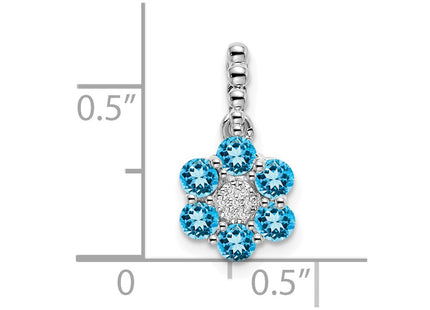 14k White Gold Pendants Style PM7191 - Classique Jewelry Inc.