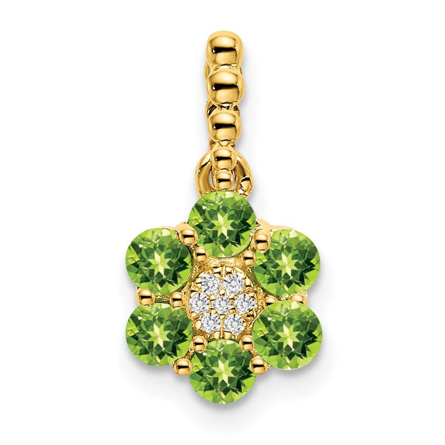 14k Yellow Gold Pendants Style PM7191 - Classique Jewelry Inc.