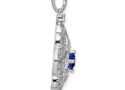 14k White Gold Pendants Style PM7198 - Classique Jewelry Inc.