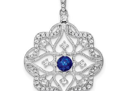 14k White Gold Pendants Style PM7198 - Classique Jewelry Inc.
