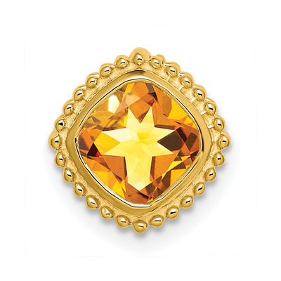14K gold citrine chain