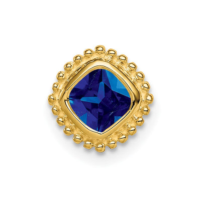 14K gold sapphire chain