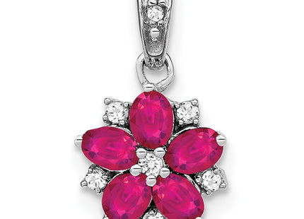 14k White Gold Pendants Style PM7207 - Classique Jewelry Inc.