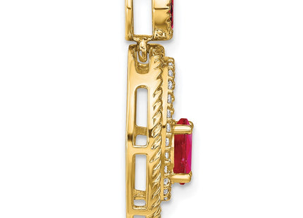 14k Yellow Gold Pendants Style PM7208 - Classique Jewelry Inc.