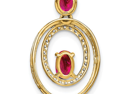 14k Yellow Gold Pendants Style PM7208 - Classique Jewelry Inc.