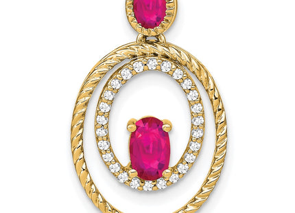 14k Yellow Gold Pendants Style PM7208 - Classique Jewelry Inc.