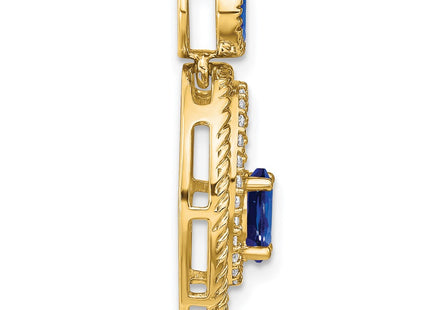 14k Yellow Gold Pendants Style PM7208 - Classique Jewelry Inc.