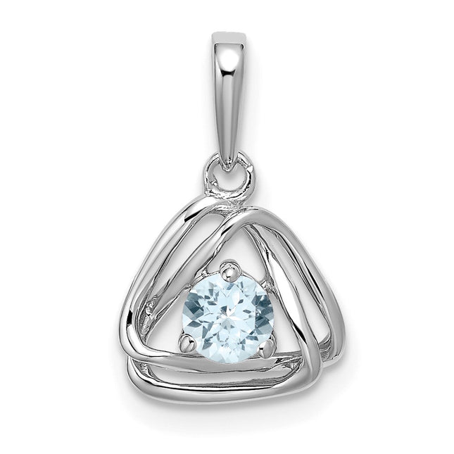 14k White Gold Pendants Style PM7395 - Classique Jewelry Inc.