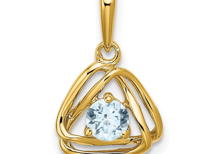14k Yellow Gold Pendants Style PM7395 - Classique Jewelry Inc.