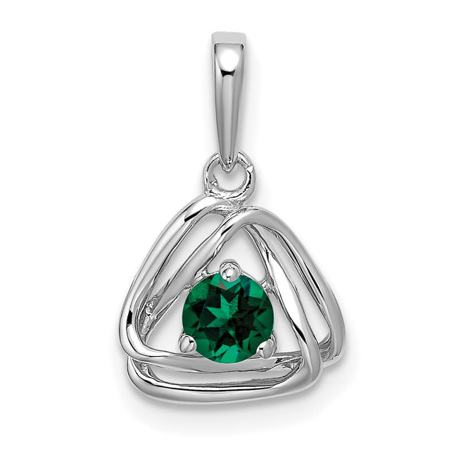14k White Gold Pendants Style PM7395 - Classique Jewelry Inc.