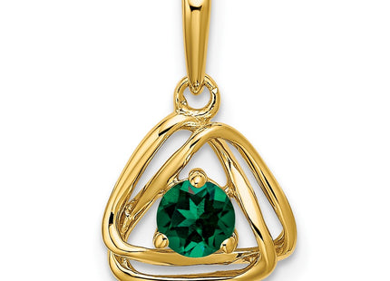 14k Yellow Gold Pendants Style PM7395 - Classique Jewelry Inc.