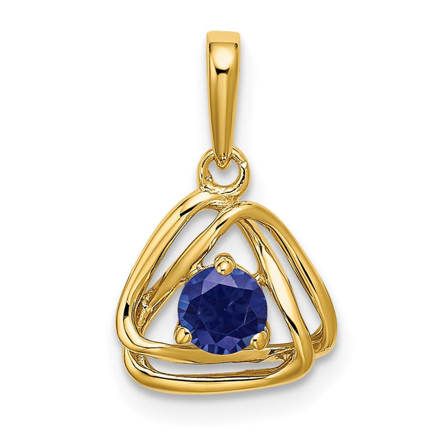 14k Yellow Gold Pendants Style PM7395 - Classique Jewelry Inc.