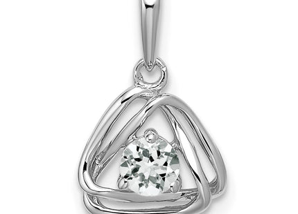 14k White Gold Pendants Style PM7395 - Classique Jewelry Inc.
