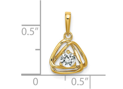 14k Yellow Gold Pendants Style PM7395 - Classique Jewelry Inc.