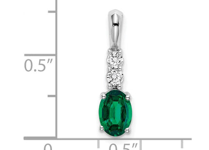 14k White Gold Pendants Style PM7406 - Classique Jewelry Inc.