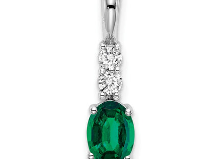 14k White Gold Pendants Style PM7406 - Classique Jewelry Inc.