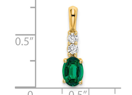 14k Yellow Gold Pendants Style PM7406 - Classique Jewelry Inc.